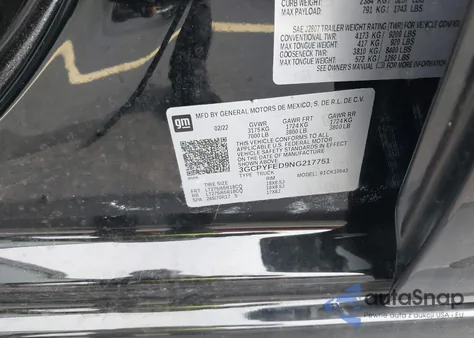 2022 Chevrolet Silverado Ltd 4Wd Short Bed Lt Trail Boss from USA, damaged, VIN 3GCPYFED9NG217751